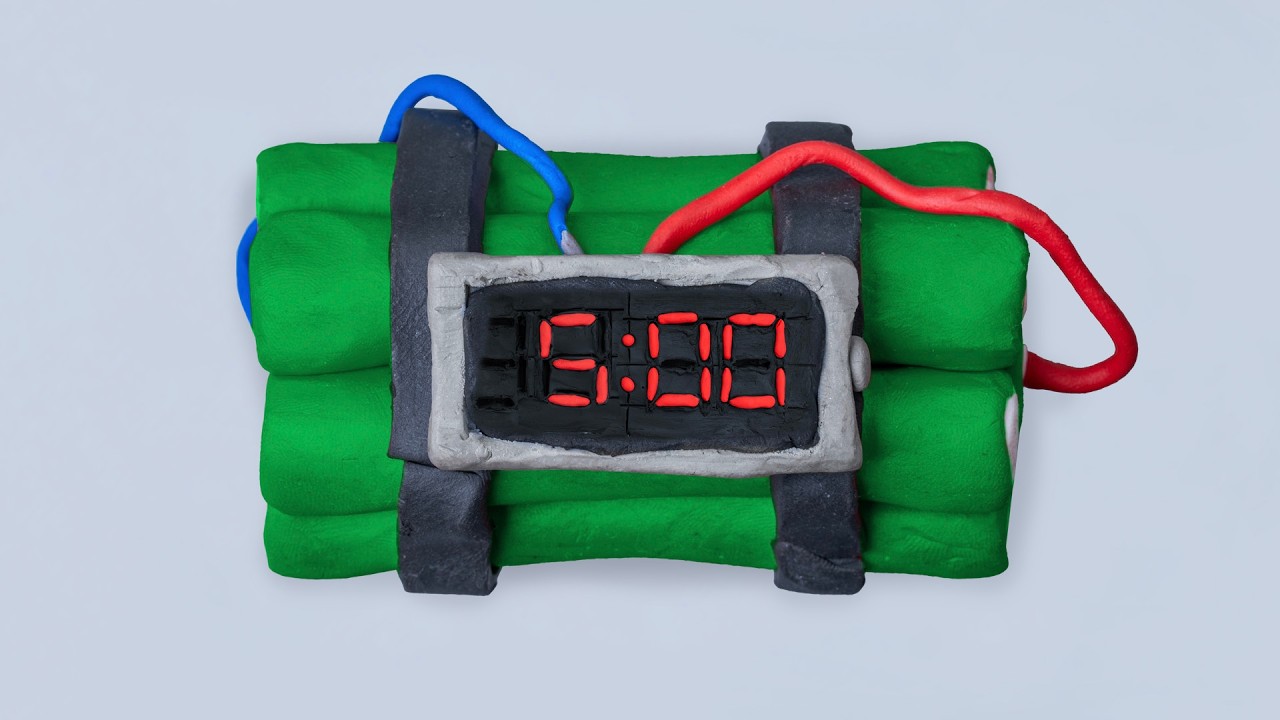 5 Minute Timer Bomb 💣 | CLAY Version | Explosion Countdown
