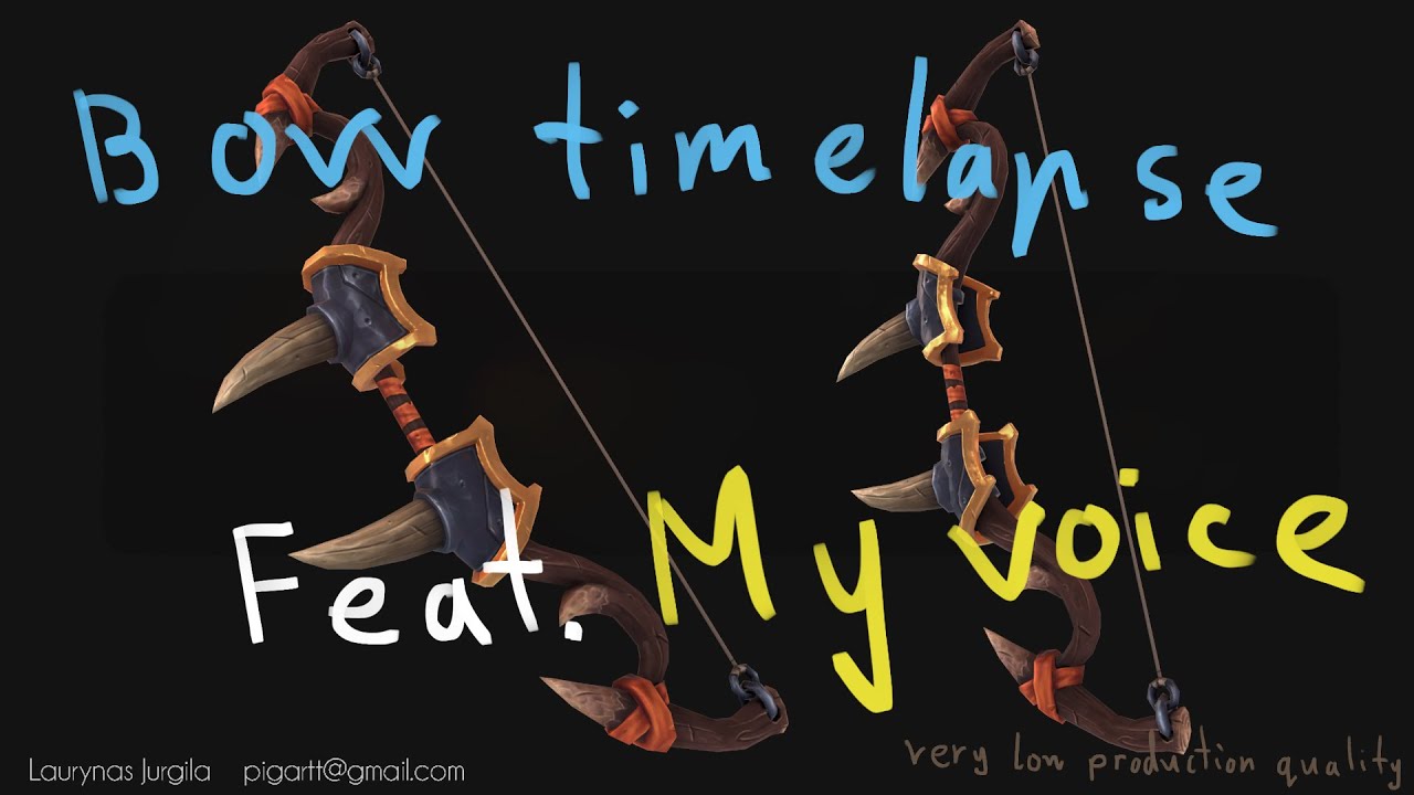 | PigArt | : Stylized bow timelapse