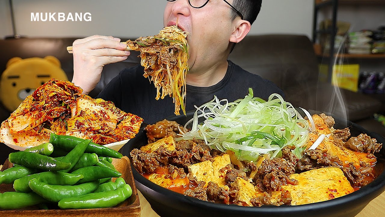 ASMR MUKBANGㅣKorean Beef Bulgogi & KimchiㅣEATING SHOW