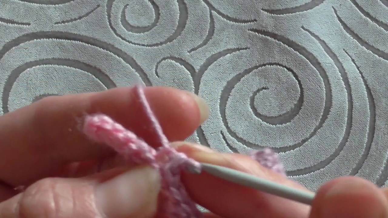 Платочная вязка Тамбурное вязание крючком Slip stitch crochet