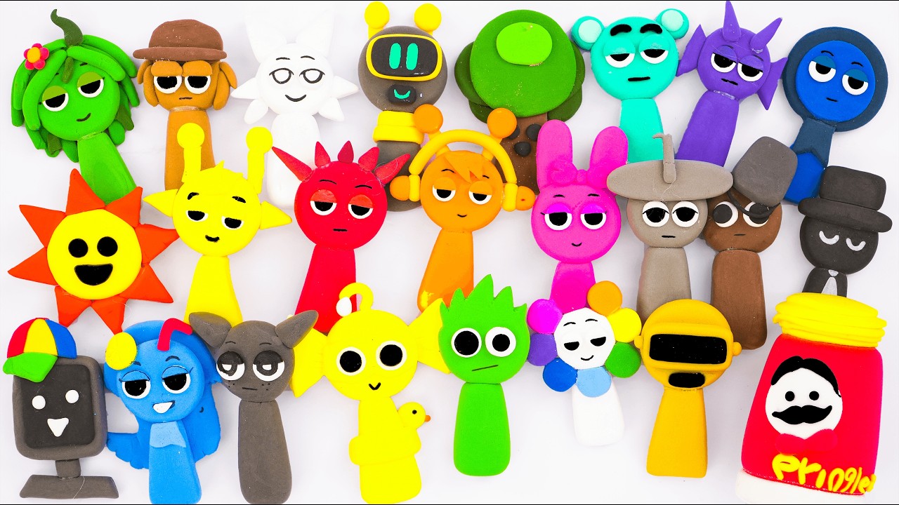 💖Paper DIY💖 GUESS which Clay Incredibox SPRUNKI BLIND BOX Unboxing