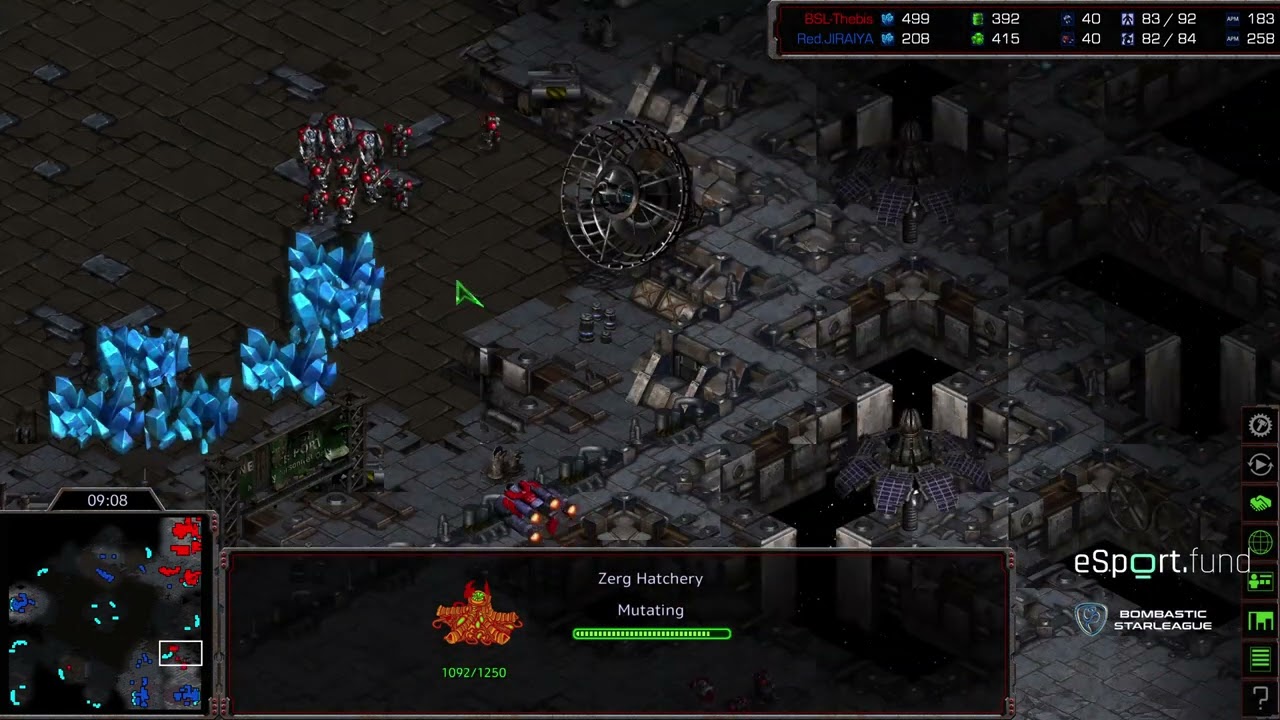 BSL 13 Hasuleague Semifinal Thebis v Jiraiya game 3