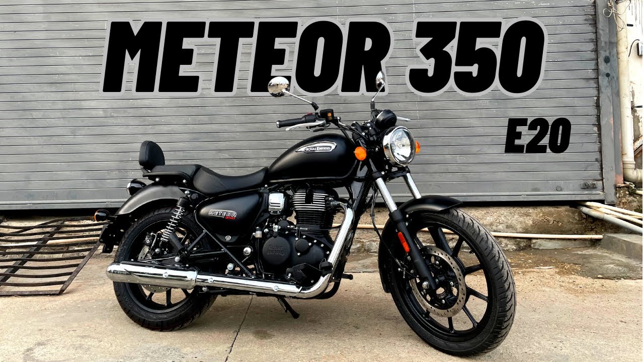 2023 Royal Enfield Meteor 350 Review - Stellar Matt Black