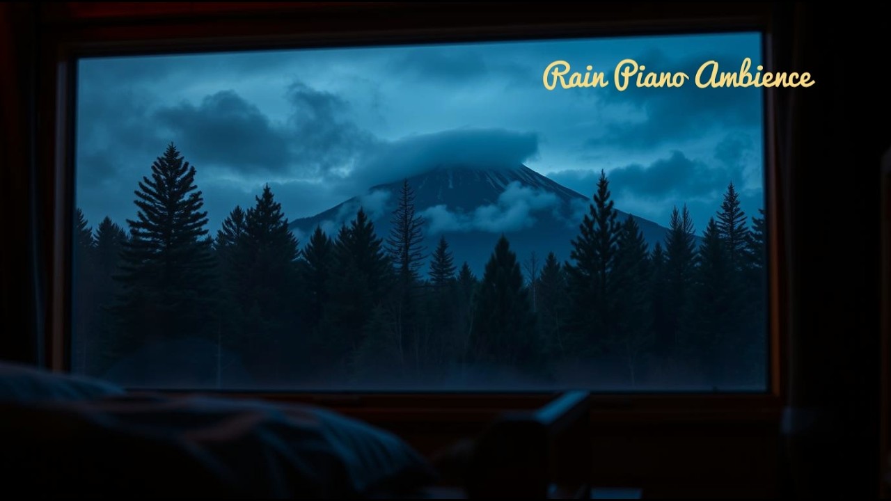 Soft Rain & Peaceful Piano 🎹 Calm Therapy for Restless Nights