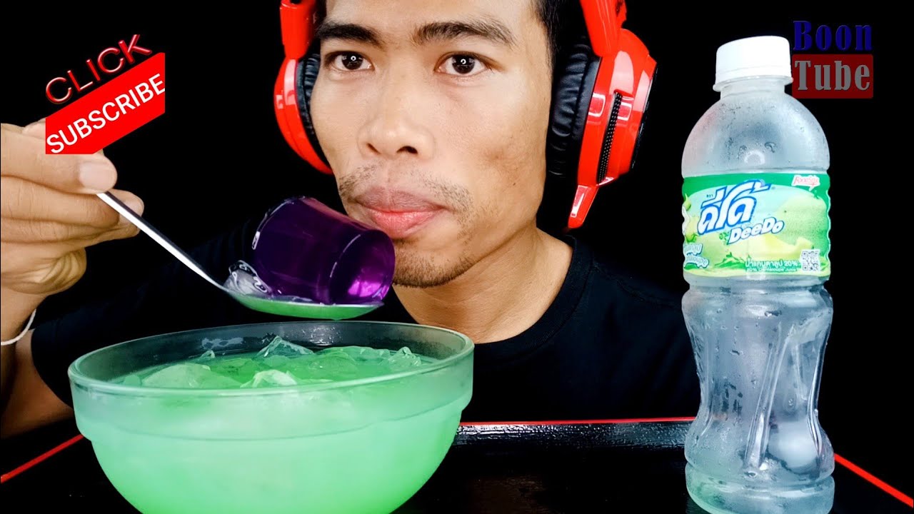 ASMR Drinking Menu Deedo Melon - Ice Cereals  -Extreme Crunchy | EP.393 I BoonTube