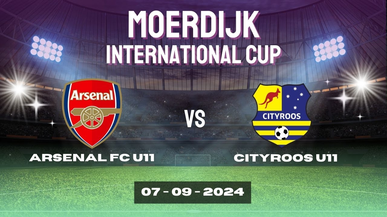 Arsenal FC U11 - Cityroos U11 | 07/09/2024 | Moerdijk International Cup