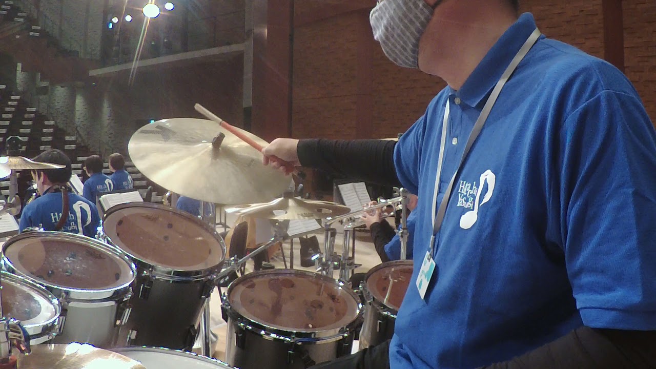 吹奏楽の「ブラジル」をステージではこんな感じで叩いて見ました！#吹奏楽 #ブラジル