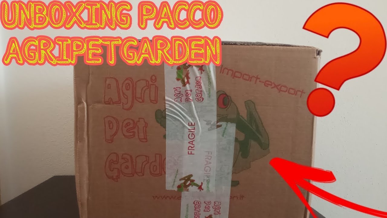 Unboxing pacco AgriPetGarden