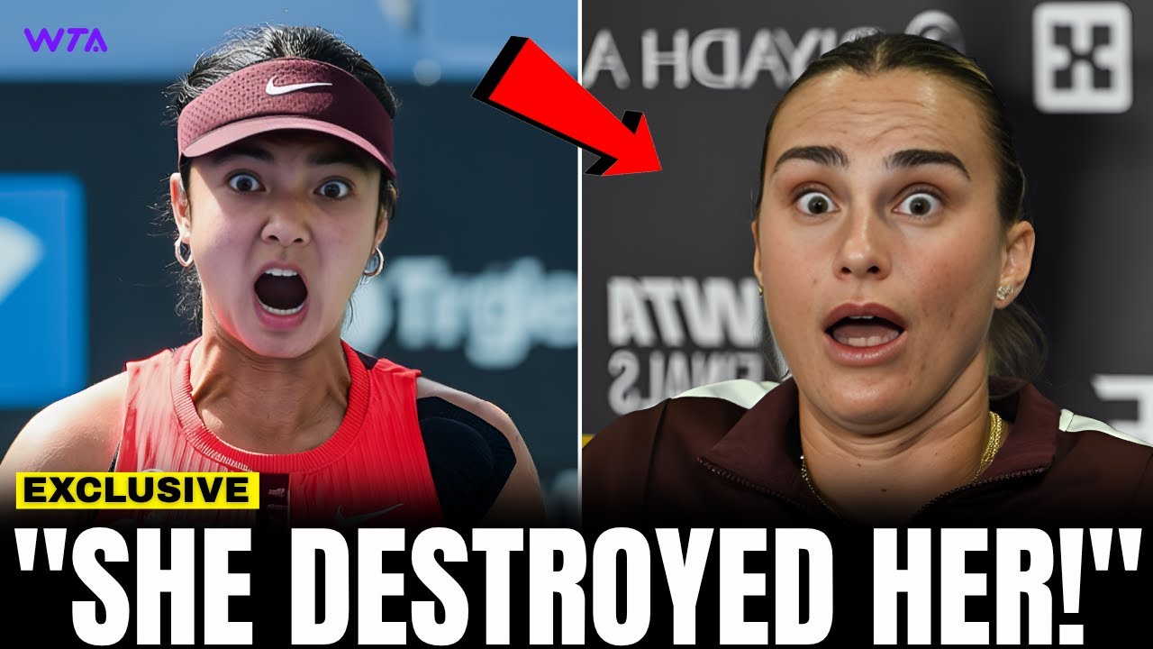 Alex Eala&rsquo;s REVENGE on Aryna Sabalenka  Was BRUTAL &mdash; Cameras Caught EVERYTHING