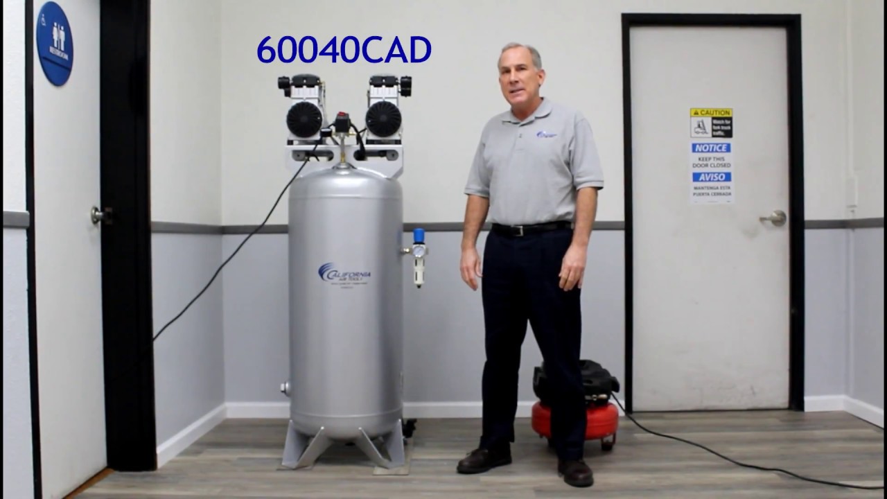 California Air Tools 60040CAD — сверхтихий и безмасляный воздушный компрессор мощностью 4,0 л.с.