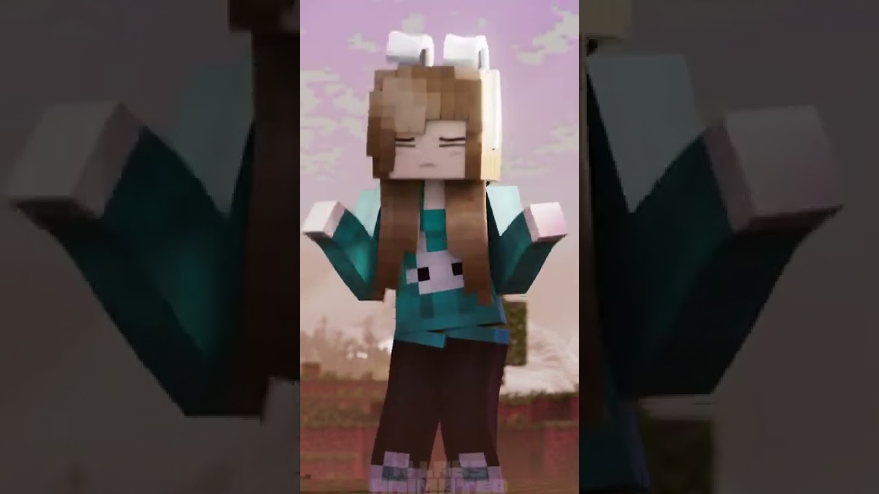 Фиксплей & Юни   SAD CAT   Короткий Майнкрафт #shorts #minecraft #fanny #lol #beutifulgirl