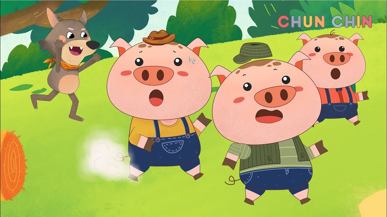 Ba ch&uacute; lợn con | Chun Chin | Nhạc thiếu nhi vui nhộn
