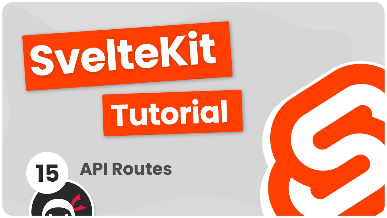 SvelteKit Crash Course Tutorial #15 - API Routes