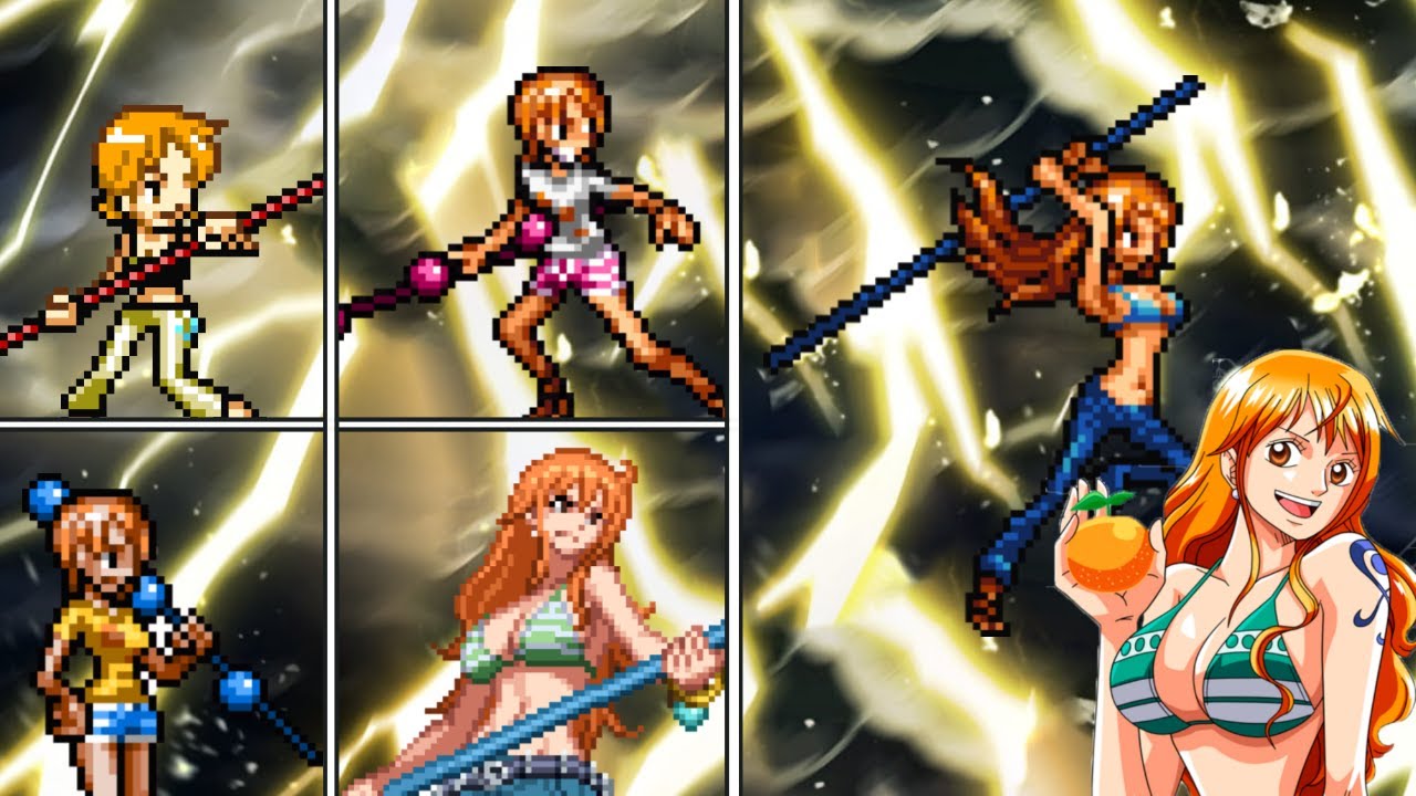 EVOLUTION OF NAMI IN ONE PIECE GAMES MUGEN (2007 - 2023) - All specials and Ultimates