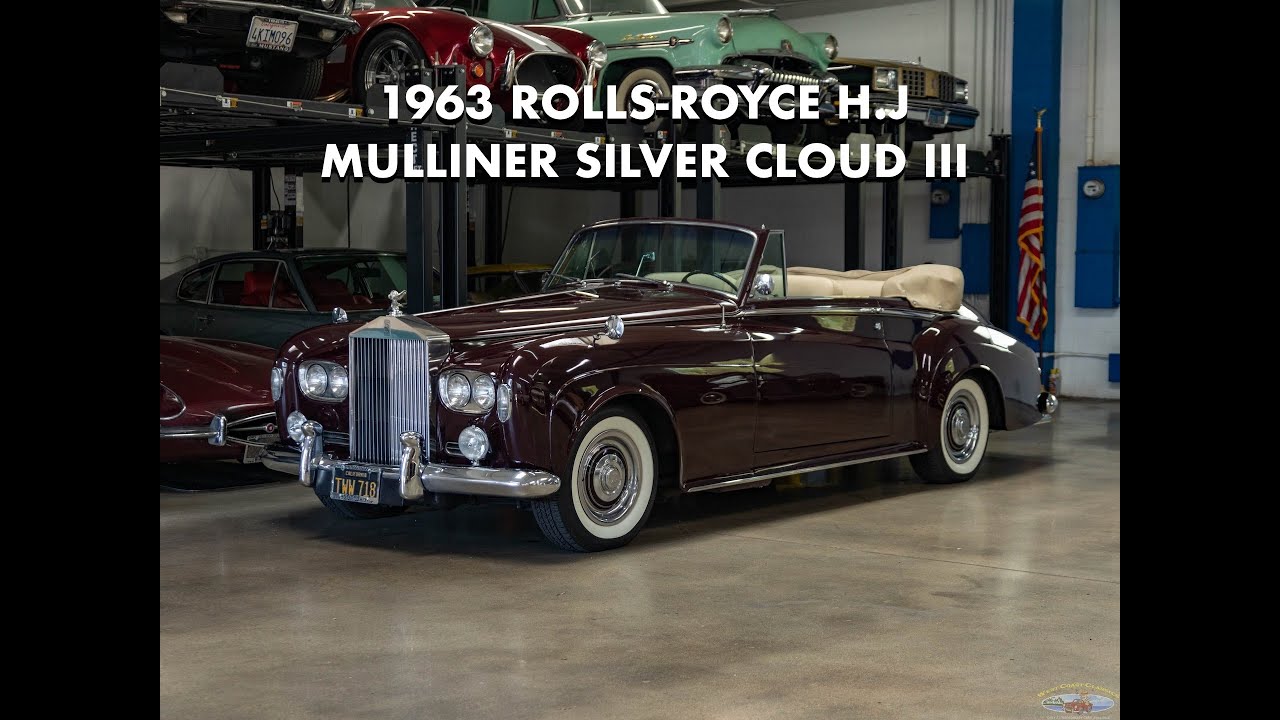1963 ROLLS-ROYCE H.J MULLINER SILVER CLOUD III arrives for sale at West Coast Classics, Torrance, CA