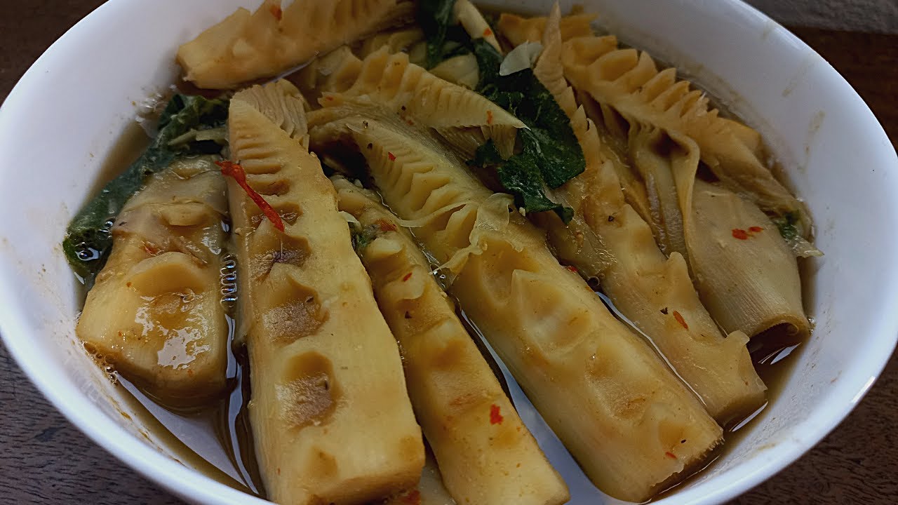 Fresh Bamboo Shoots Recipe | Bamboo Shoot Curry Without Oil | Bas Karil Ki Sabji