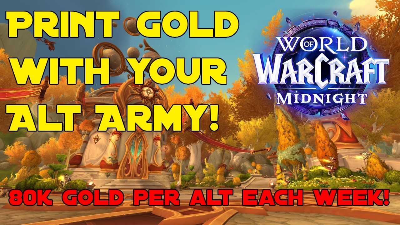 What You Should Be Doing Each Week to Make MILLIONS - WoW Midnight Gold Guide