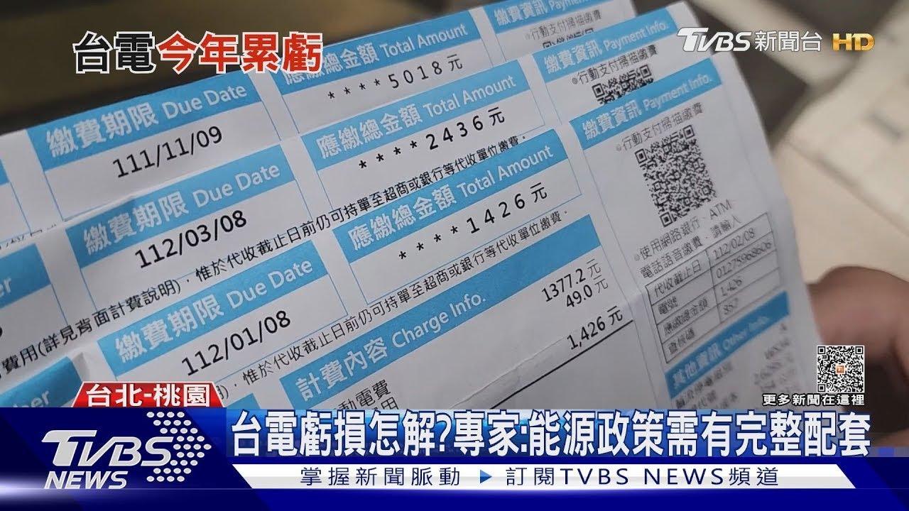 每用一度電就是虧錢！台電電價成本高於賣出價格｜TVBS新聞 