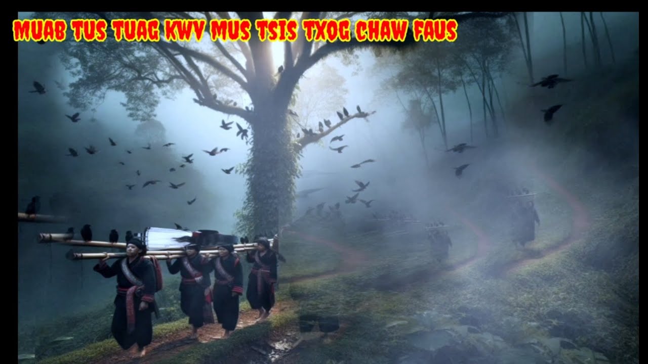 Dab neeg Muab tus tuag kwv mus tsis txog chaw faus Scary story 