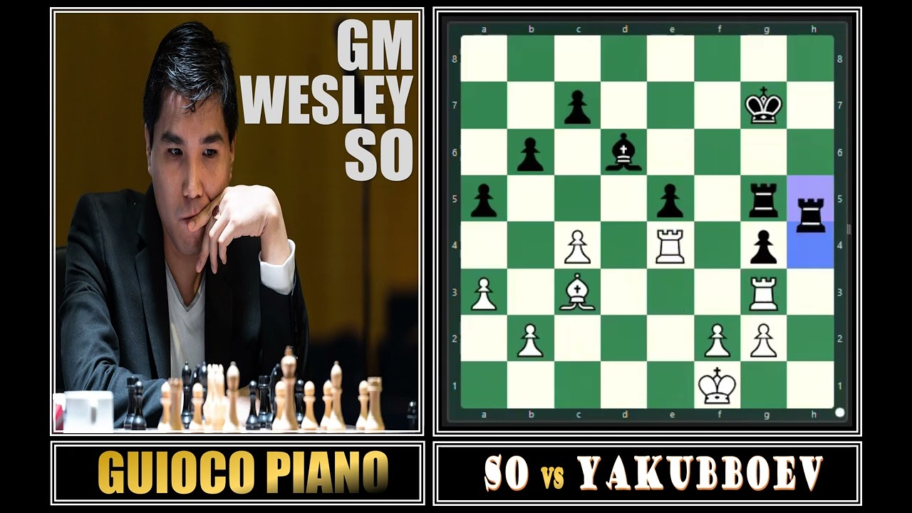 Chess Review: Gm Wesley So - Guioco Piano Opening #chess