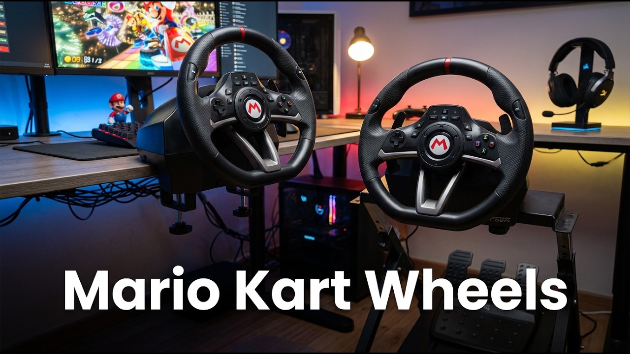 Официальные гоночные рули для Switch 2