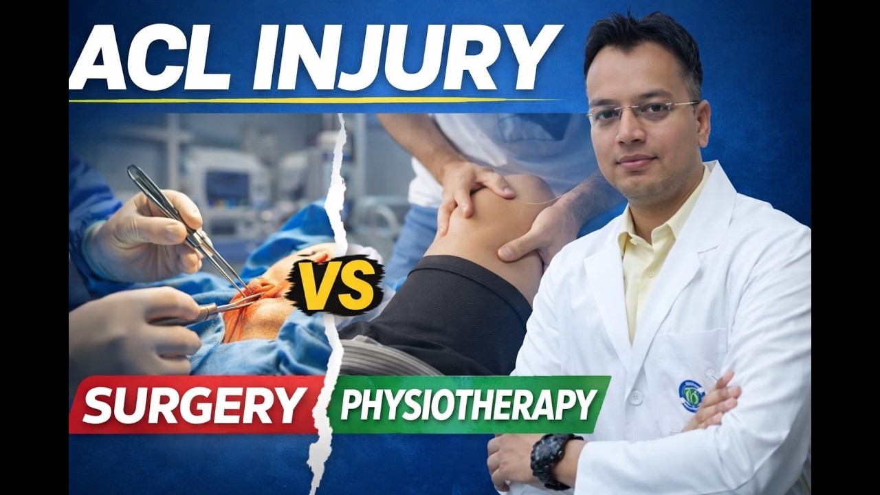 ACL Injury: Surgery vs Physiotherapy | Expert Advice by Dr. Rishav Krishna