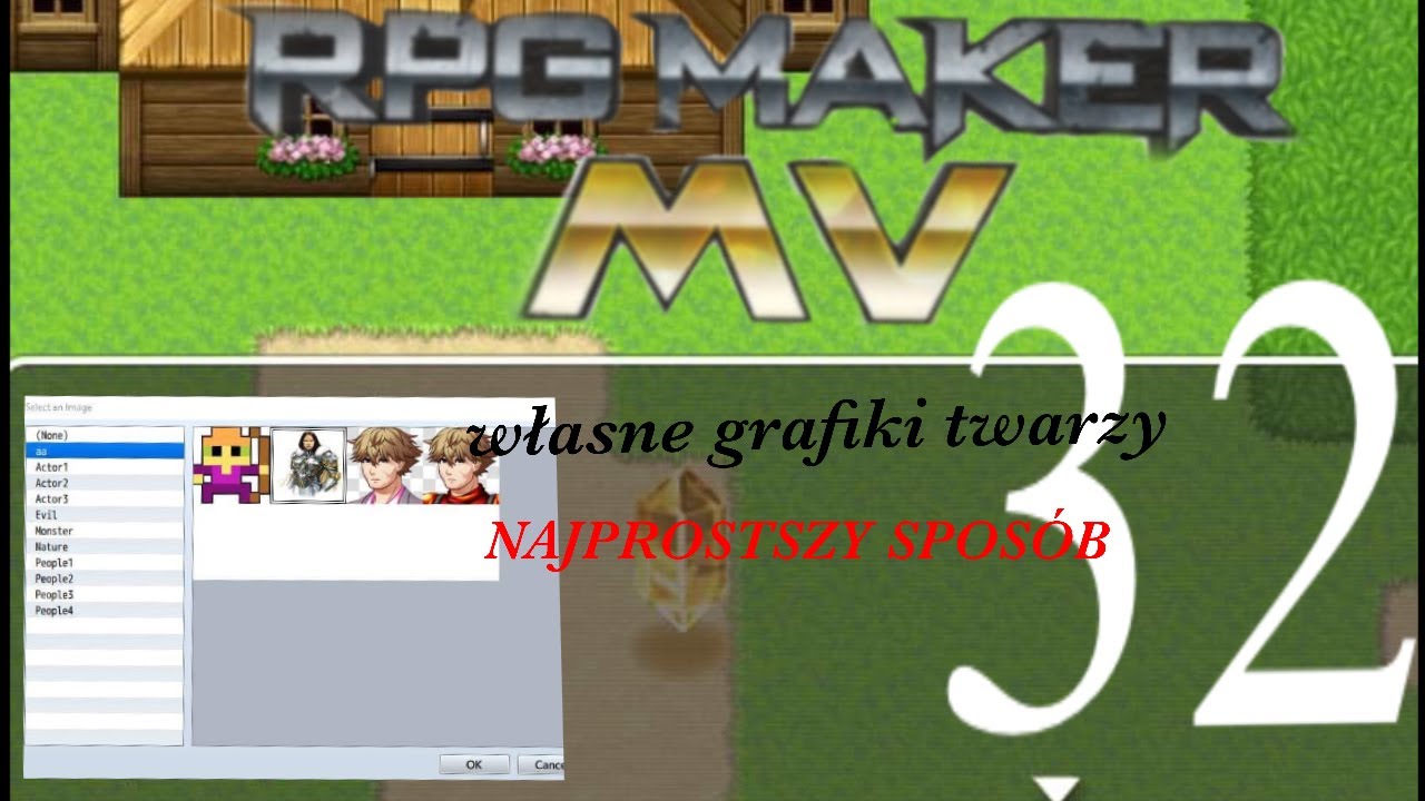 Poradniki do rpg makera mv #32 Dodawanie własnych grafik twarzy postaci (NAJPROSTSZY SPOS&Oacute;B)