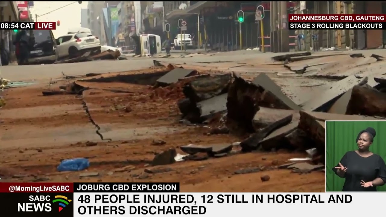 Joburg CBD Explosion | Police working to keep area around Bree Street clear