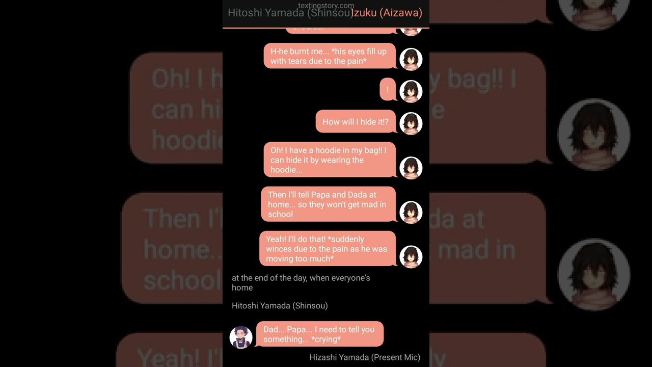 SeroDeku/Izuku Aizawa/Dadzawa/Deku Angst/Texting Story