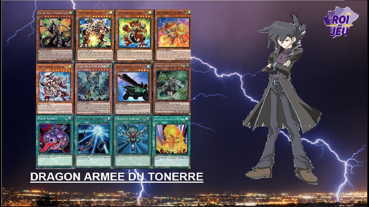 DRAGON ARMEE DU TONERRE / THUNDER ARMED DRAGON DECK PROFILE 2022 + EXEMPLES MAINS / COMBO PRINCIPAL