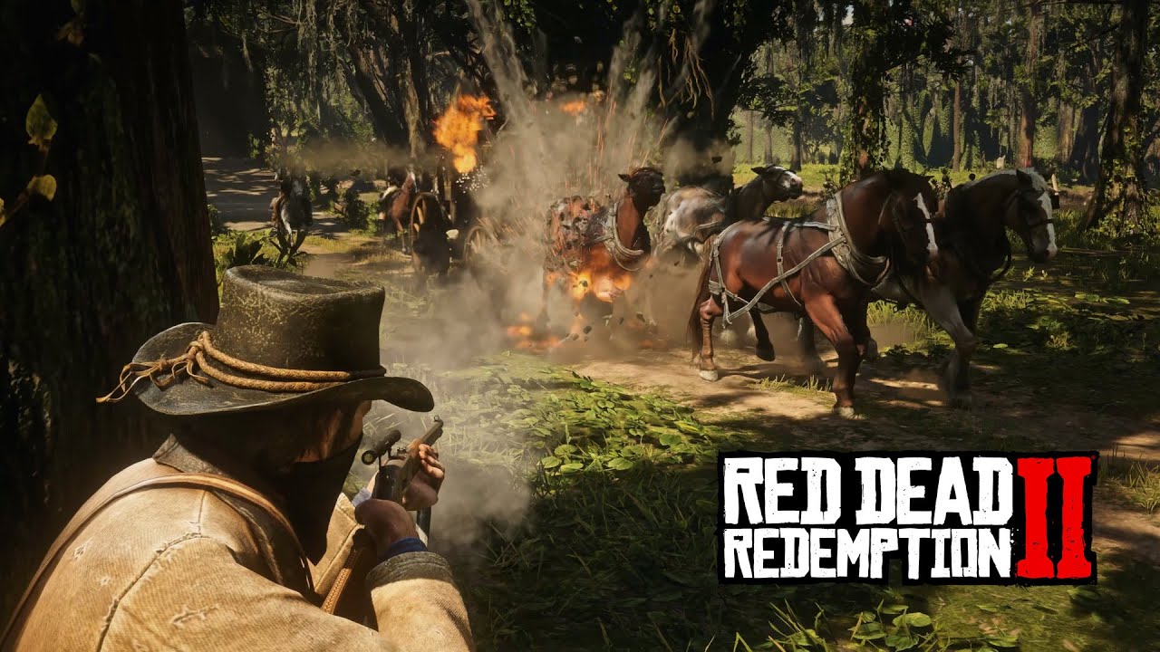 Red Dead Redemption 2 - Chapter 4 - Companion Activities [No HUD]