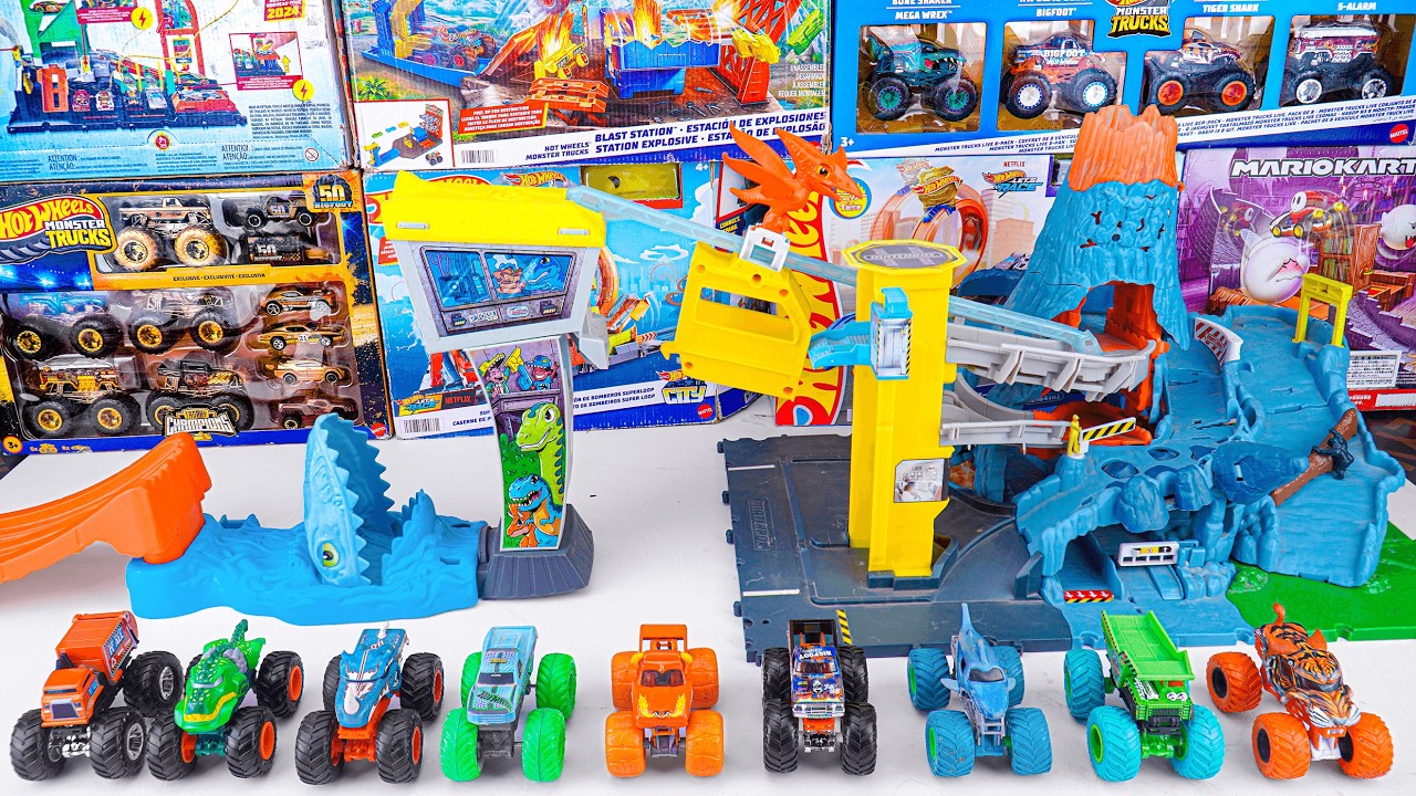 Hot Wheels Collection Unboxing Review ASMR | Hot Wheels RacerVerse Jurassic World Blue's Raptor Rush