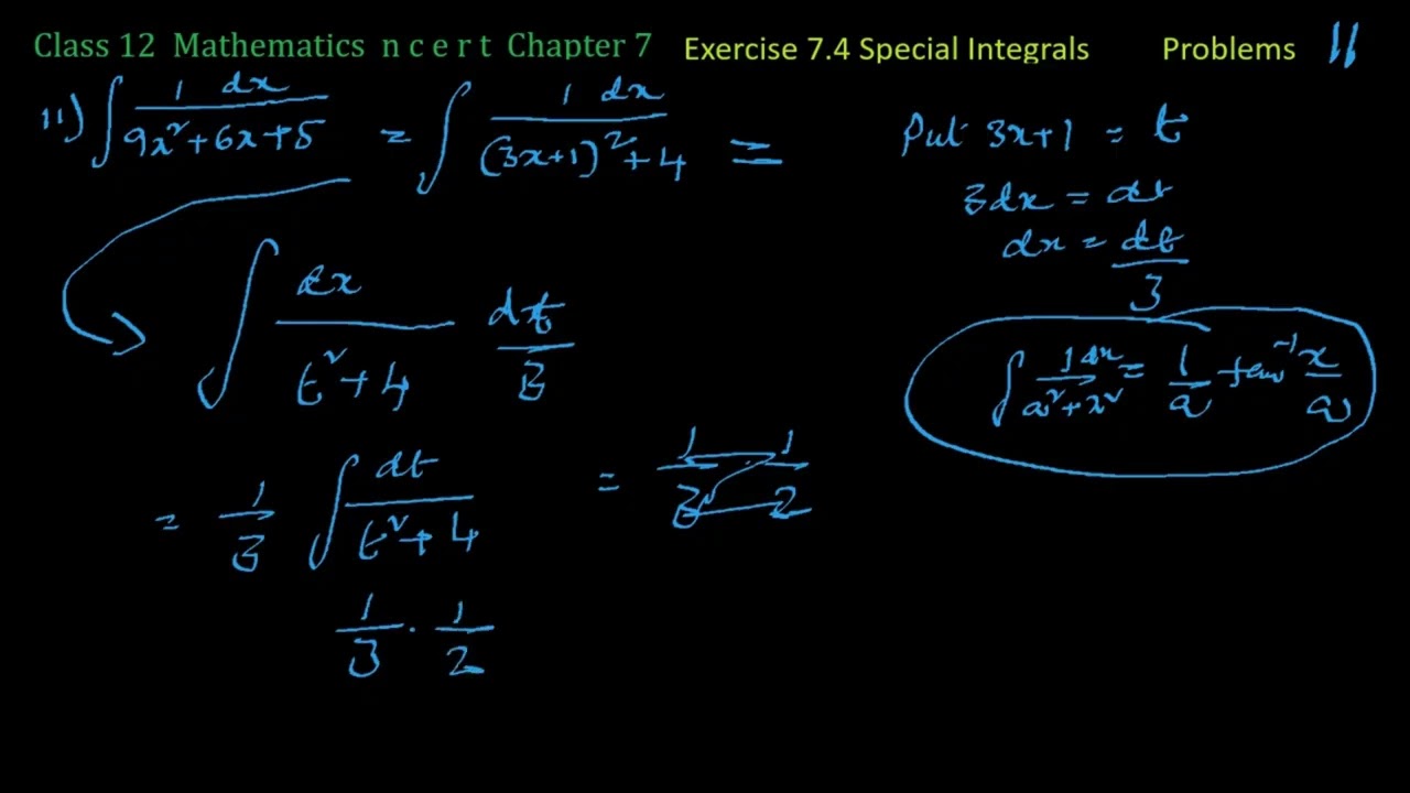Class 12 Maths Chapter 7, Integration, NCERT Exercise 7 4, Problems 10 to 13
