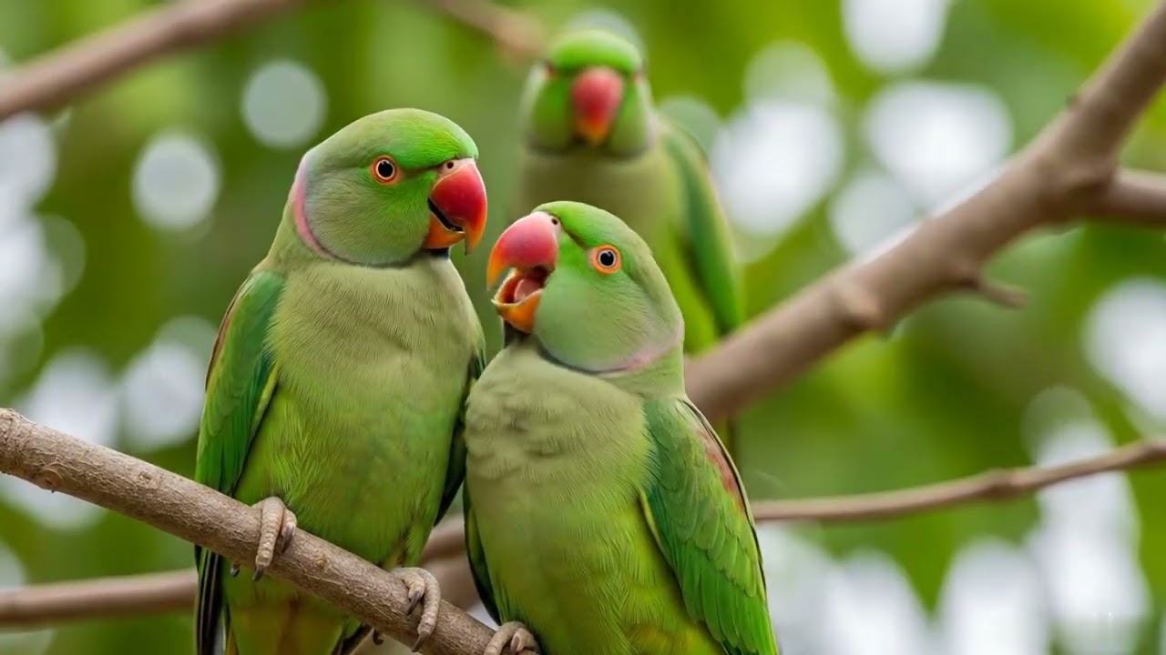Indian Ringneck Parrot Talking Moments Compilation