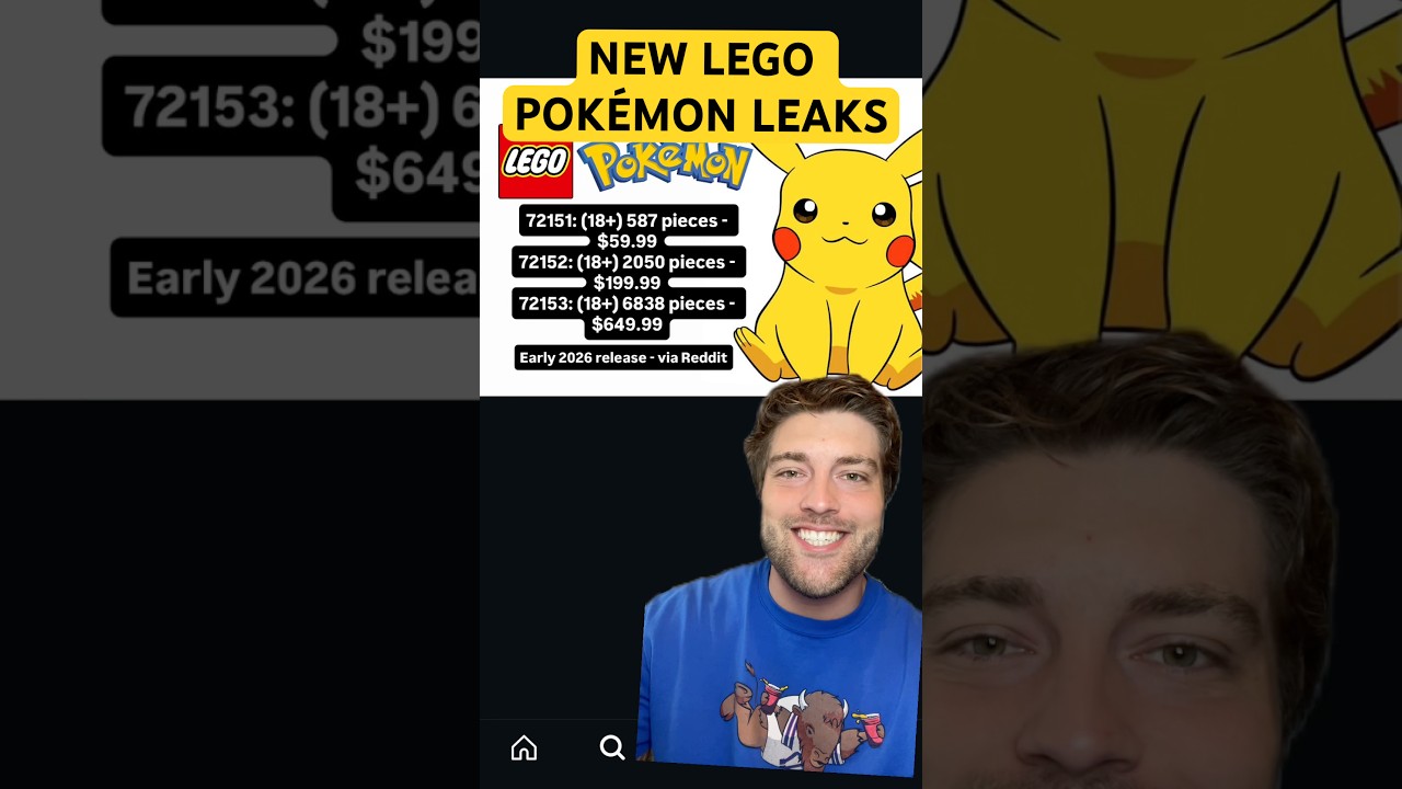 New LEGO Pokemon leaks! Let me know what your thoughts are on these rumors! #lego #pokemon #ytshorts