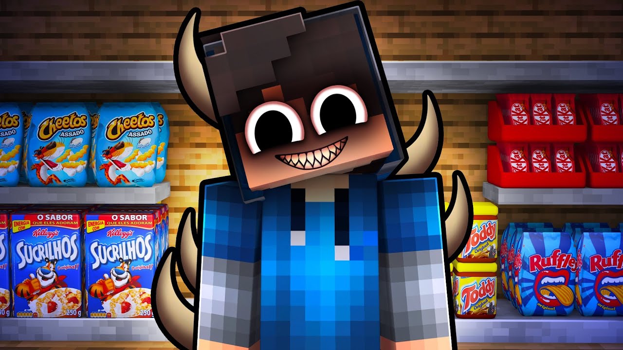 Zůstal jsem přes NOC v OPU&Scaron;TĚN&Eacute;M OBCHODĚ...(Minecraft)