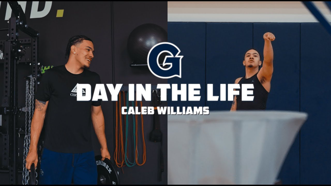 Day in the Life of Georgetown's Caleb Williams