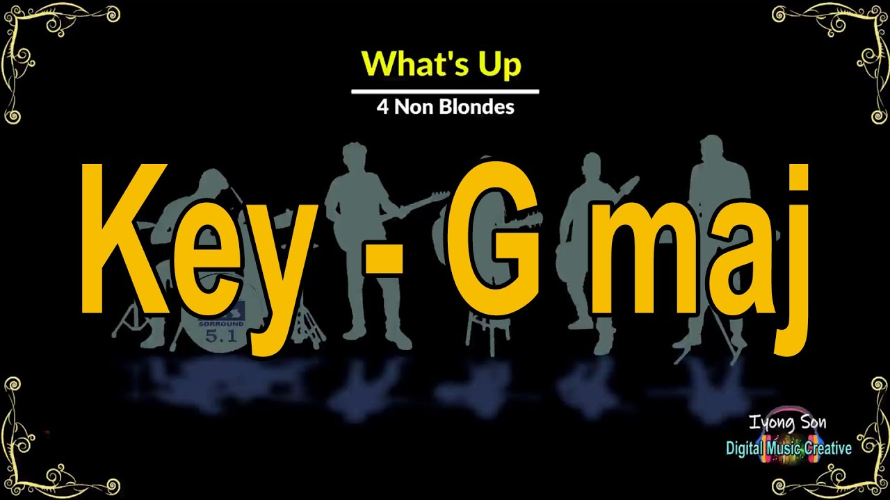 What's Up   4 Non Blondes   Karaoke Gmajor