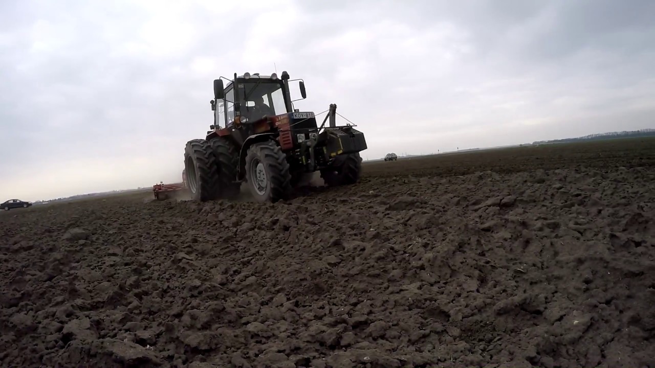 Sz&aacute;nt&aacute;selmunk&aacute;l&aacute;s - Ploughing tilth 2017 (Mtz 1025 + G&uuml;ttler) [GOPRO]