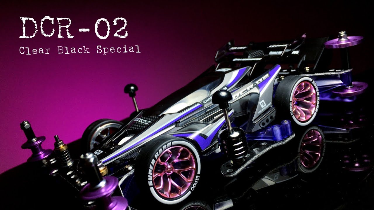 TAMIYA ミニ四駆 DCR 02 CLEAR BLACK SPECIAL -  MINI4WD MA CHASSIS