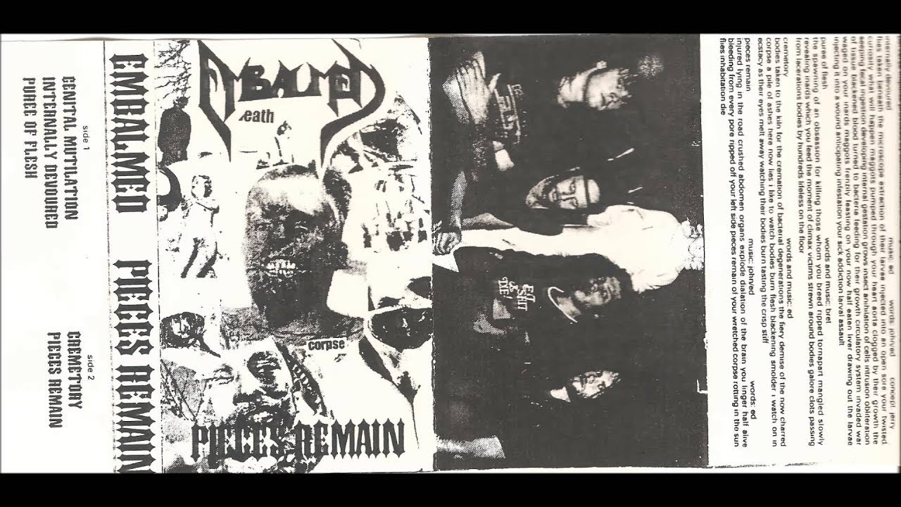 EMBALMED - Pieces Remain Demo 1992 [FULL DEMO]