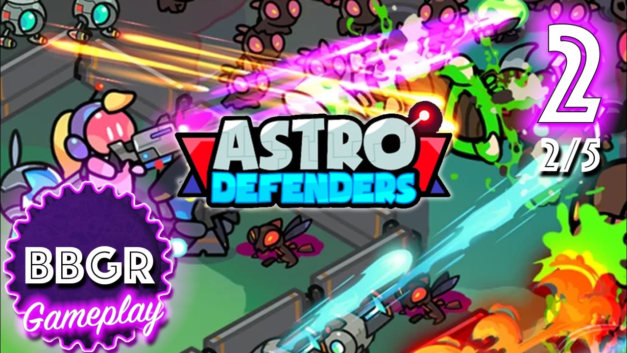 Astro Defenders: Capt.Couch - Review 2/5, Game Play Walkthrough No Commentary 2