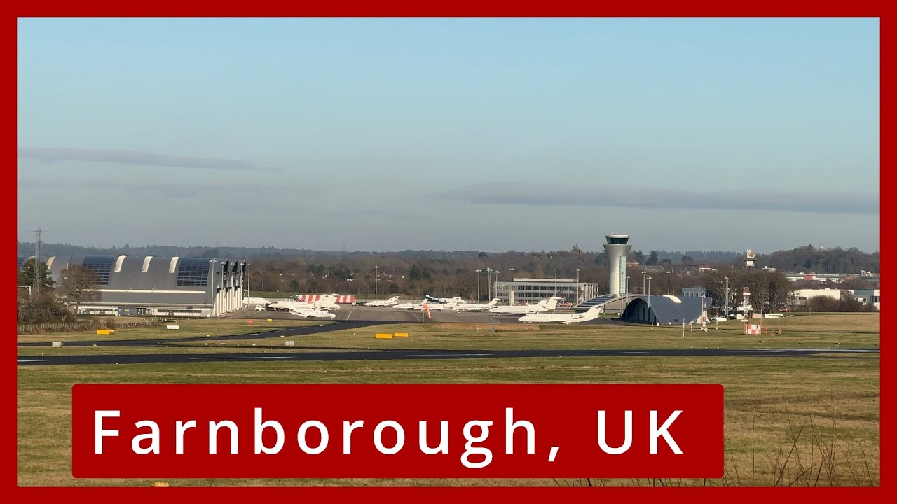 Farnborough, UK &mdash; a town where everyday life and aviation sit side-by-side.