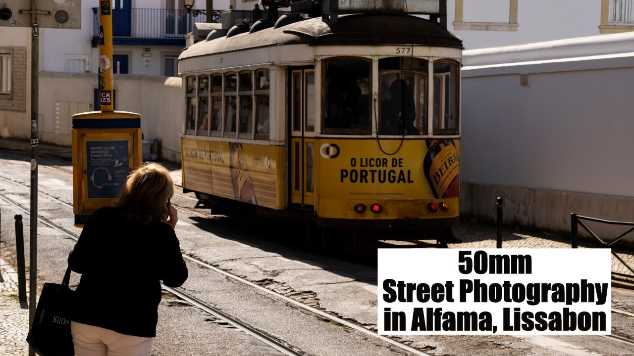 50mm Street Photography in Alfama, Lissabon