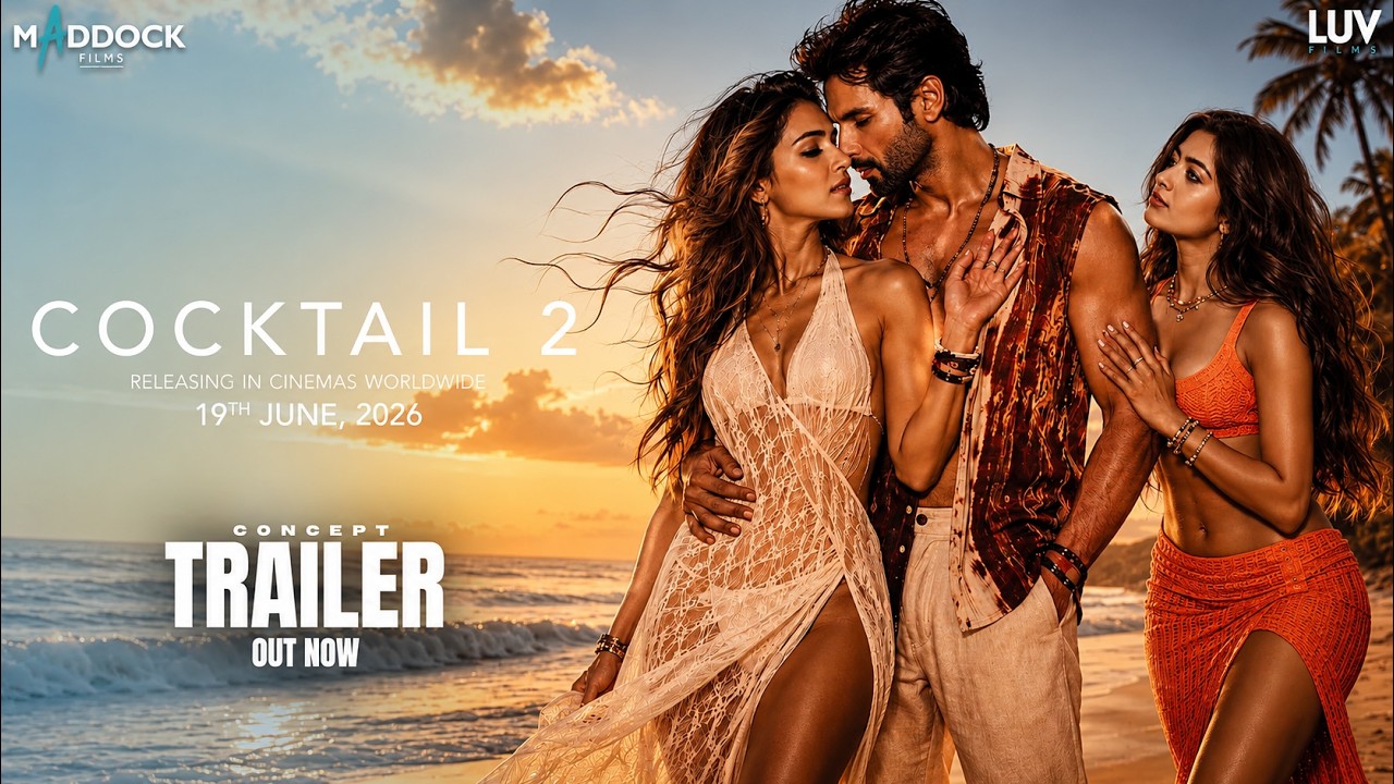 Cocktail 2 - Concept Trailer | Shahid Kapoor | Kriti Sanon | Rashmika Mandanna | Homi Adajania