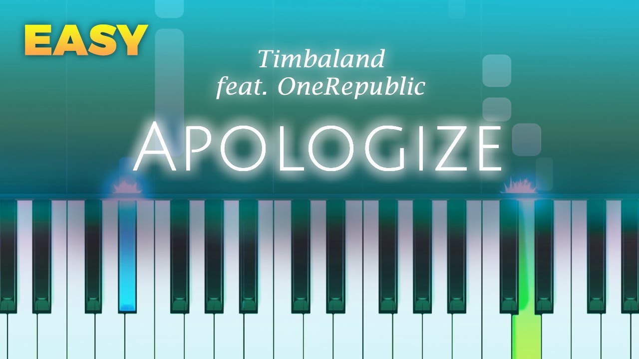 Timbaland feat. OneRepublic - Apologize - EASY Piano TUTORIAL by Piano Fun Play