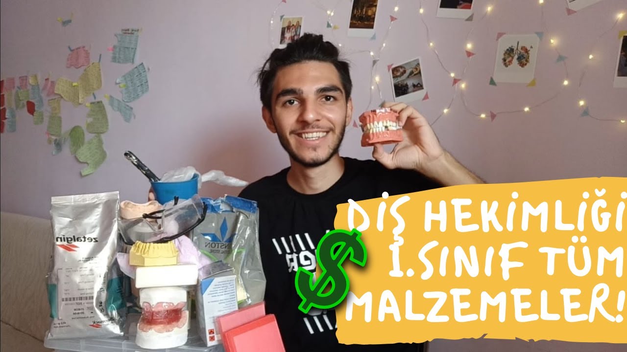 DİŞ HEKİMLİĞİ 1.SINIF TÜM MALZEMELER, FİYATLARI! |NE KADAR MASRAFLI?| DİŞ HEKİMLİĞİ'NDE İLK YILIM|
