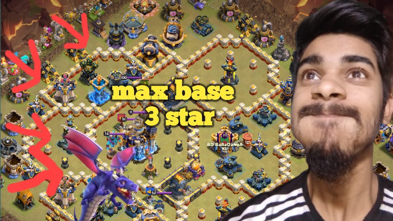 dragon attack strategy th18 war base clash of clans