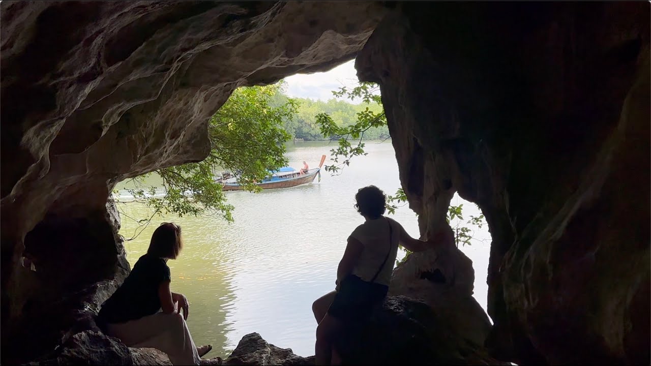 Khao Khanap Nam Cave and mangroves Krabi town. A hidden gem that not many tourists know about.