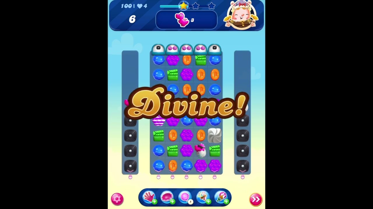 Candy Crush🍭 Saga : Level 100 - Release All the Gummi Dragons - 3 Stars 💫💫💫 No Boosters